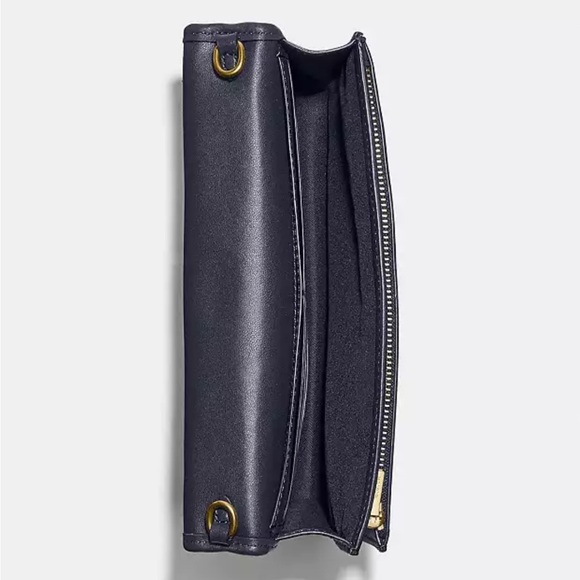 EUC COACH Hayden Foldover Crossbody Clutch in Signature Jacquard - Picture 5 of 16